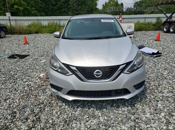 3N1AB7AP1KY257411 2019 NISSAN SENTRA Silver Vista frontal