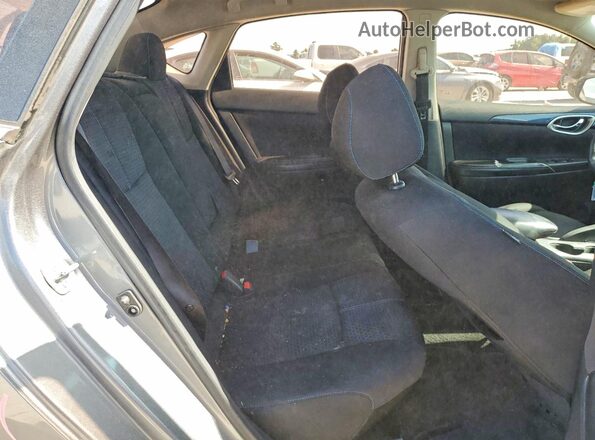 3N1AB7AP1KY265380 2019 NISSAN SENTRA Gray Rear seats view