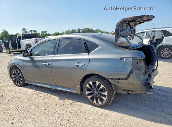 3N1AB7AP1KY265380 2019 NISSAN SENTRA Gray Rear left