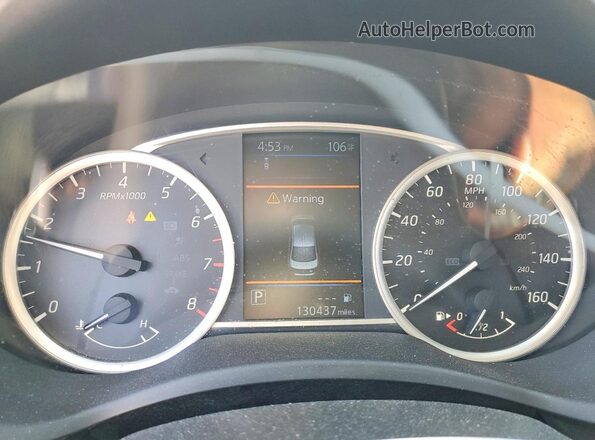 3N1AB7AP1KY265380 2019 NISSAN SENTRA Gray Instrument cluster view