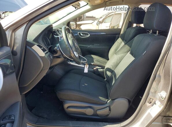3N1AB7AP1KY265380 2019 NISSAN SENTRA Gray Front interior view