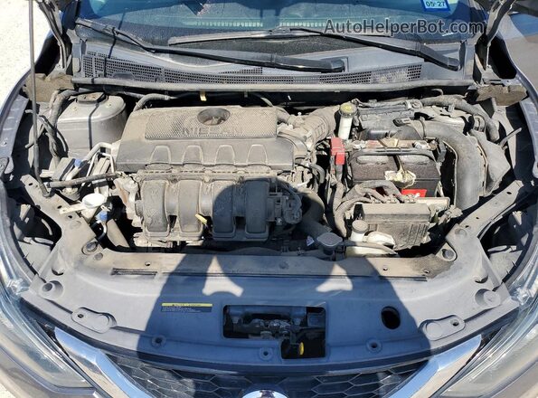 3N1AB7AP1KY265380 2019 NISSAN SENTRA Gray Rear interior view
