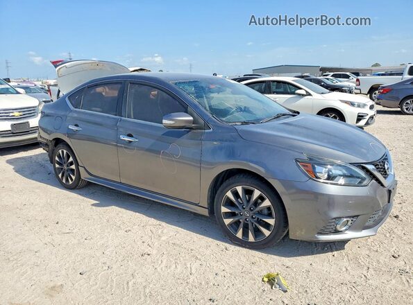 3N1AB7AP1KY265380 2019 NISSAN SENTRA Gray Front right