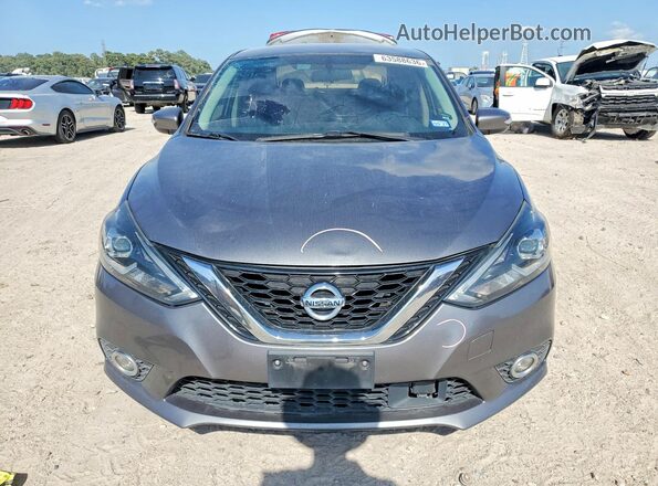 3N1AB7AP1KY265380 2019 NISSAN SENTRA Gray Front view