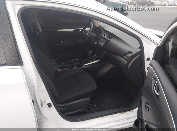 3N1AB7AP1KY277870 2019 NISSAN SENTRA White Widok wnętrza z przodu