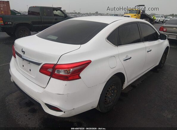 3N1AB7AP1KY277870 2019 NISSAN SENTRA White Tył prawy