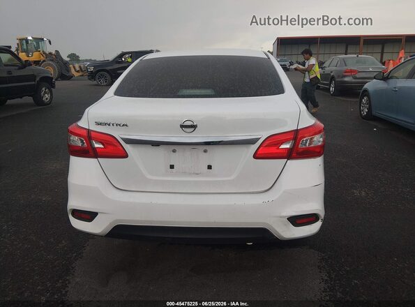 3N1AB7AP1KY277870 2019 NISSAN SENTRA White Widok z przodu