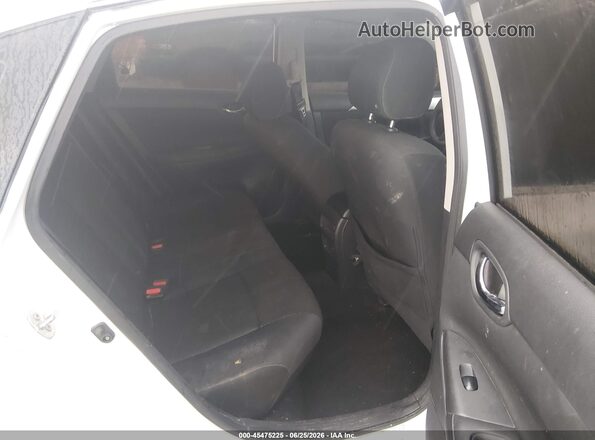 3N1AB7AP1KY277870 2019 NISSAN SENTRA White Widok naklejki z numerem VIN