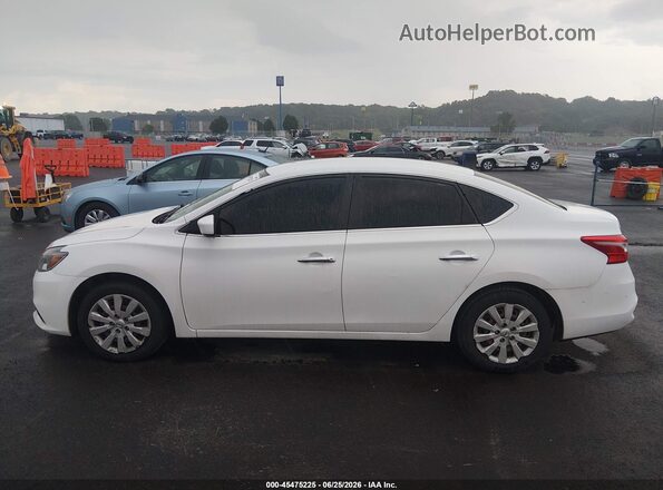 3N1AB7AP1KY277870 2019 NISSAN SENTRA White Widok wnętrza 360 stopni