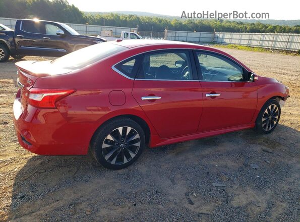 3N1AB7AP1KY287833 2019 NISSAN SENTRA Красный Задняя правая четверть
