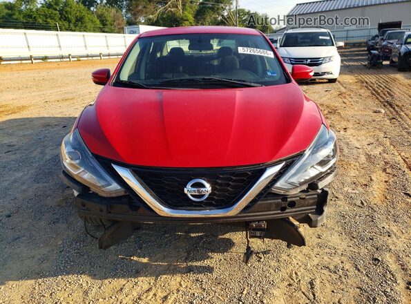 3N1AB7AP1KY287833 2019 NISSAN SENTRA Красный Вид спереди
