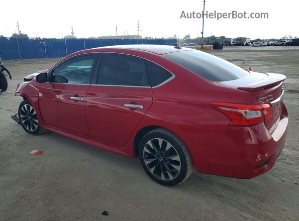 3N1AB7AP1KY308325 2019 NISSAN SENTRA Red Tył lewy