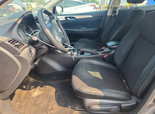 3N1AB7AP1KY310267 2019 NISSAN SENTRA Gray Вид салону спереду