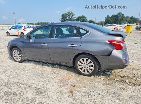 3N1AB7AP1KY310267 2019 NISSAN SENTRA Gray Задня ліва чверть