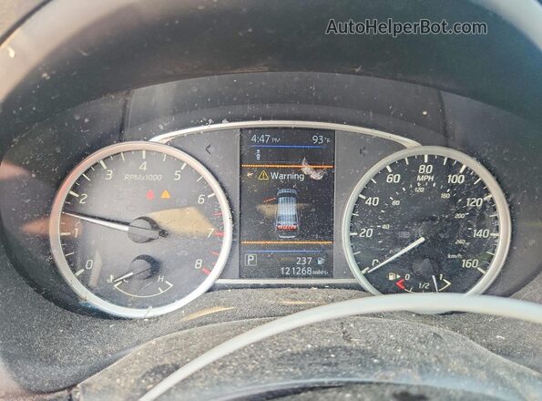 3N1AB7AP1KY310267 2019 NISSAN SENTRA Gray Вид щитка приладів