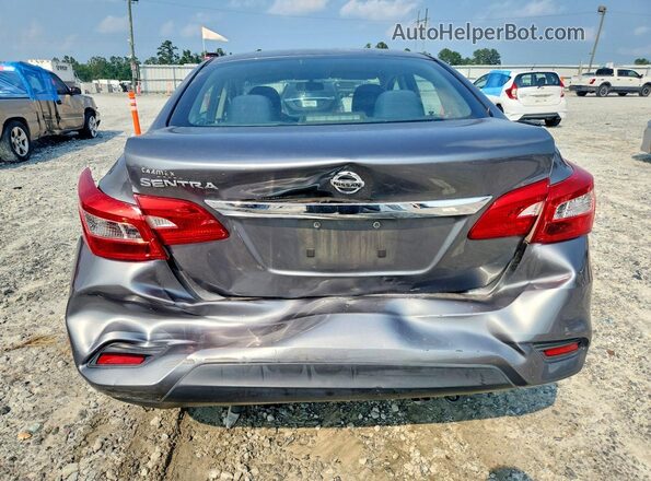 3N1AB7AP1KY310267 2019 NISSAN SENTRA Gray Вид ззаду