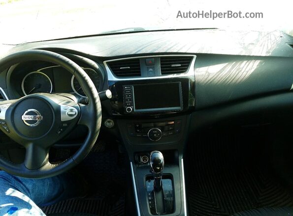 3N1AB7AP1KY316277 2019 NISSAN SENTRA Charcoal Առջևի վահանակի տեսք