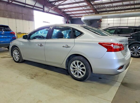 3N1AB7AP1KY317560 2019 NISSAN SENTRA Silver Հետևի ձախ