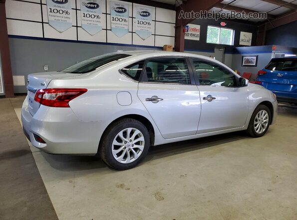 3N1AB7AP1KY317560 2019 NISSAN SENTRA Silver Հետևի աջ