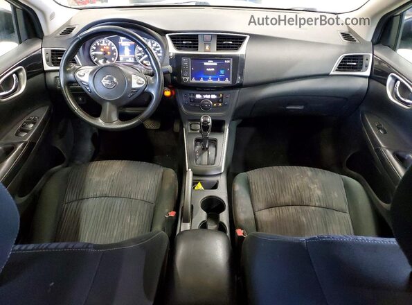 3N1AB7AP1KY317560 2019 NISSAN SENTRA Silver Առջևի վահանակի տեսք