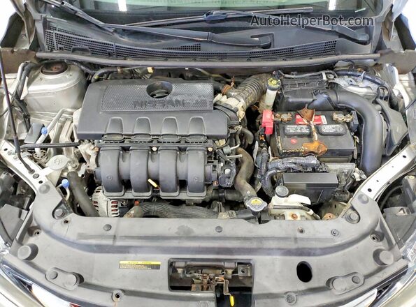 3N1AB7AP1KY317560 2019 NISSAN SENTRA Silver Սալոնի հետևի տեսք