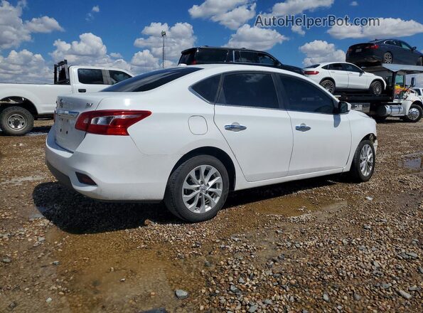 3N1AB7AP1KY322175 2019 NISSAN SENTRA Белый Задняя правая четверть
