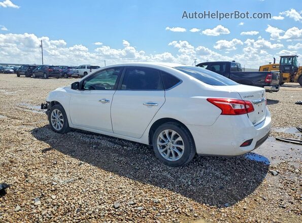 3N1AB7AP1KY322175 2019 NISSAN SENTRA Белый Задняя левая четверть