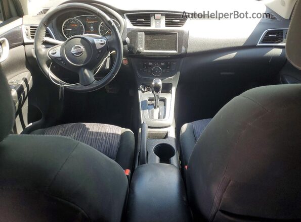 3N1AB7AP1KY322175 2019 NISSAN SENTRA Белый Вид панели приборов