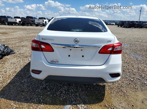 3N1AB7AP1KY322175 2019 NISSAN SENTRA Белый Вид сзади