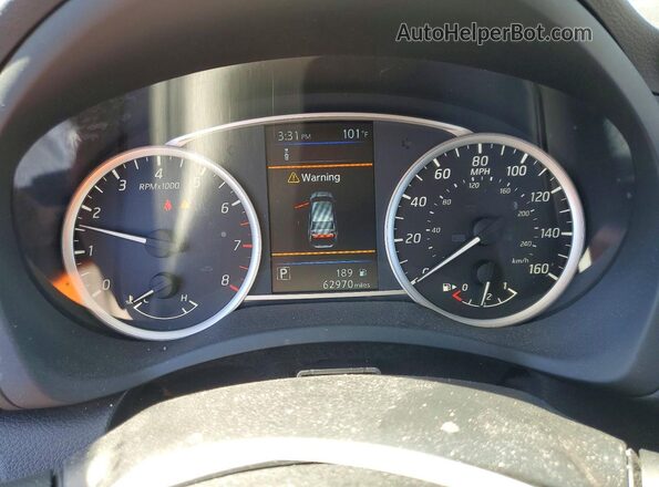 3N1AB7AP1KY331121 2019 NISSAN SENTRA Синий Вид щитка приборов