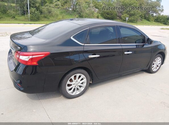 3N1AB7AP1KY338246 2019 NISSAN SENTRA Black Trasero derecho