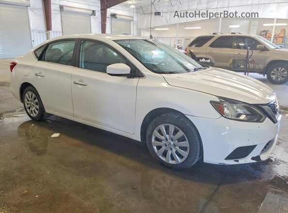 3N1AB7AP1KY338635 2019 NISSAN SENTRA White Delantero derecho