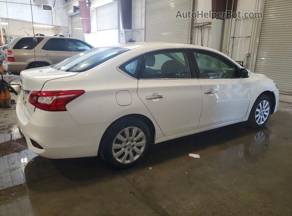 3N1AB7AP1KY338635 2019 NISSAN SENTRA White Trasero derecho