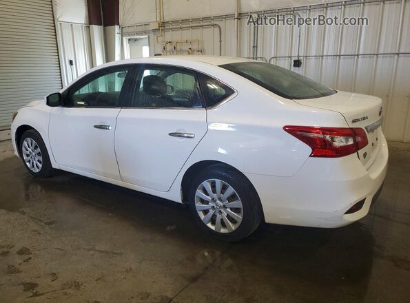 3N1AB7AP1KY338635 2019 NISSAN SENTRA White Trasero izquierdo