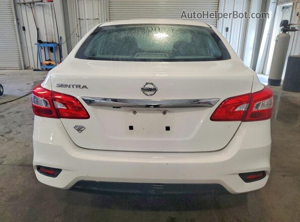 3N1AB7AP1KY338635 2019 NISSAN SENTRA White Vista trasera