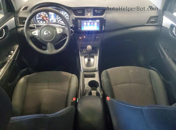 3N1AB7AP1KY338635 2019 NISSAN SENTRA White Vista del salpicadero
