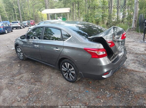3N1AB7AP1KY356956 2019 NISSAN SENTRA Gray Задня ліва чверть