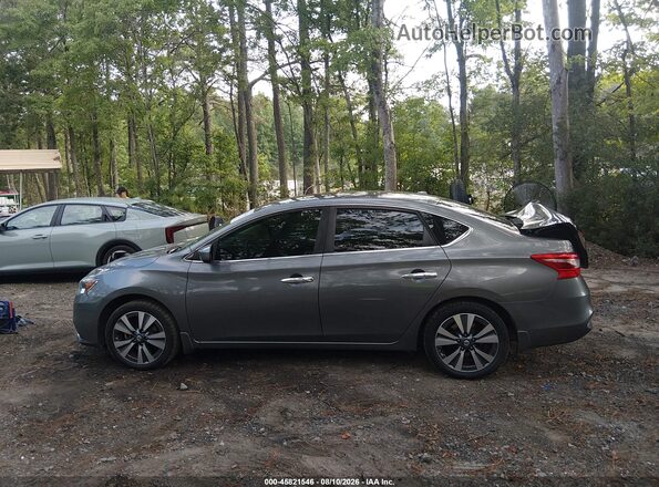 3N1AB7AP1KY356956 2019 NISSAN SENTRA Gray Панорамний вид салону 360°