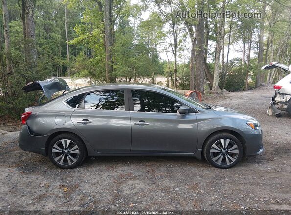 3N1AB7AP1KY356956 2019 NISSAN SENTRA Gray Вид задньої частини салону