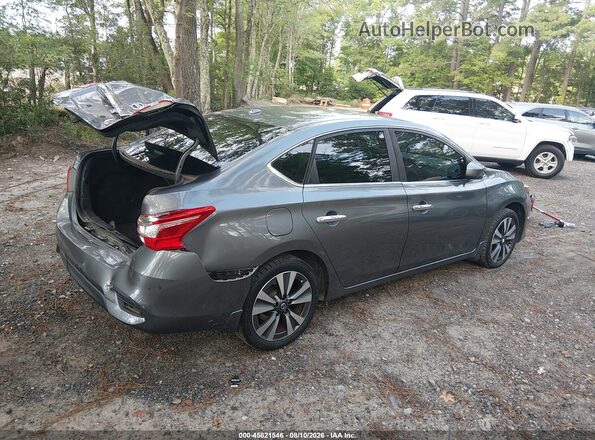 3N1AB7AP1KY356956 2019 NISSAN SENTRA Gray Задня права чверть