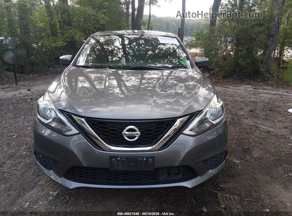 3N1AB7AP1KY356956 2019 NISSAN SENTRA Gray Вид щитка приладів