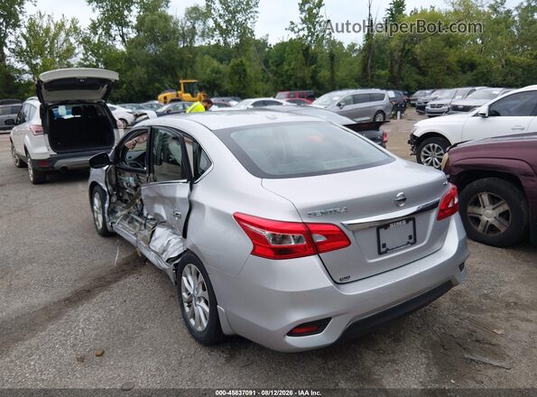 3N1AB7AP1KY366872 2019 NISSAN SENTRA Silver Հետևի ձախ