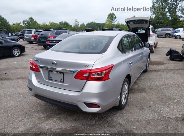 3N1AB7AP1KY366872 2019 NISSAN SENTRA Silver Հետևի աջ
