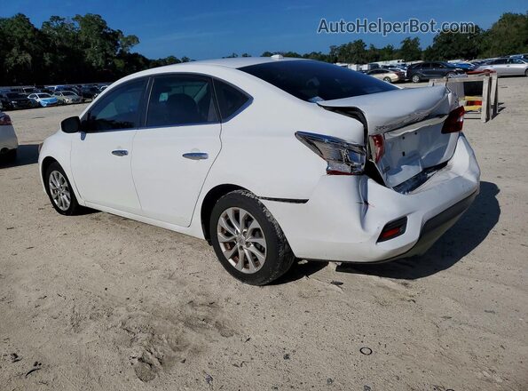 3N1AB7AP1KY374969 2019 NISSAN SENTRA White Tył lewy