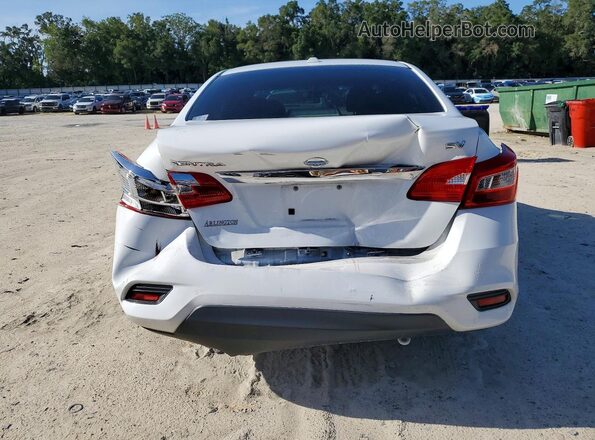 3N1AB7AP1KY374969 2019 NISSAN SENTRA White Widok z tyłu