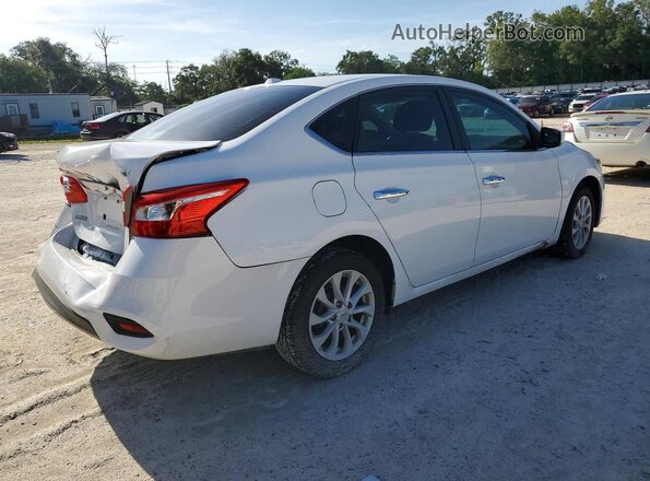 3N1AB7AP1KY374969 2019 NISSAN SENTRA White Tył prawy