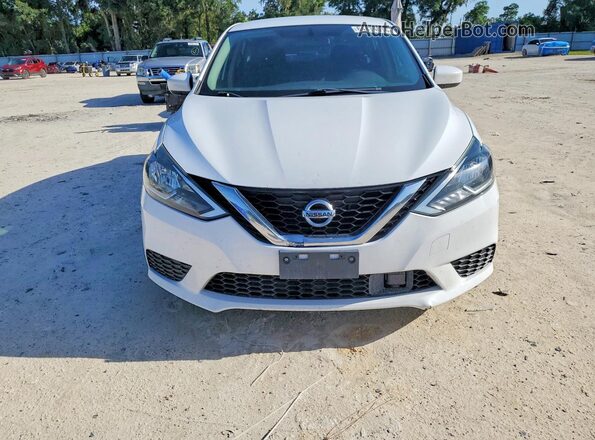 3N1AB7AP1KY374969 2019 NISSAN SENTRA White Widok z przodu