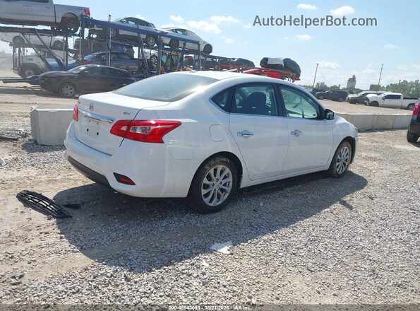 3N1AB7AP1KY378925 2019 NISSAN SENTRA White Հետևի աջ