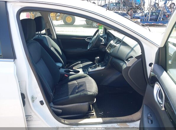 3N1AB7AP1KY378925 2019 NISSAN SENTRA White Սալոնի դիմացի տեսք