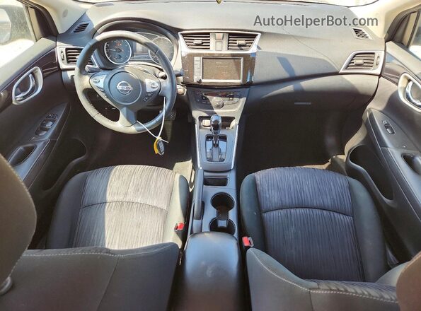 3N1AB7AP1KY409090 2019 NISSAN SENTRA Gray Вид панелі приладів